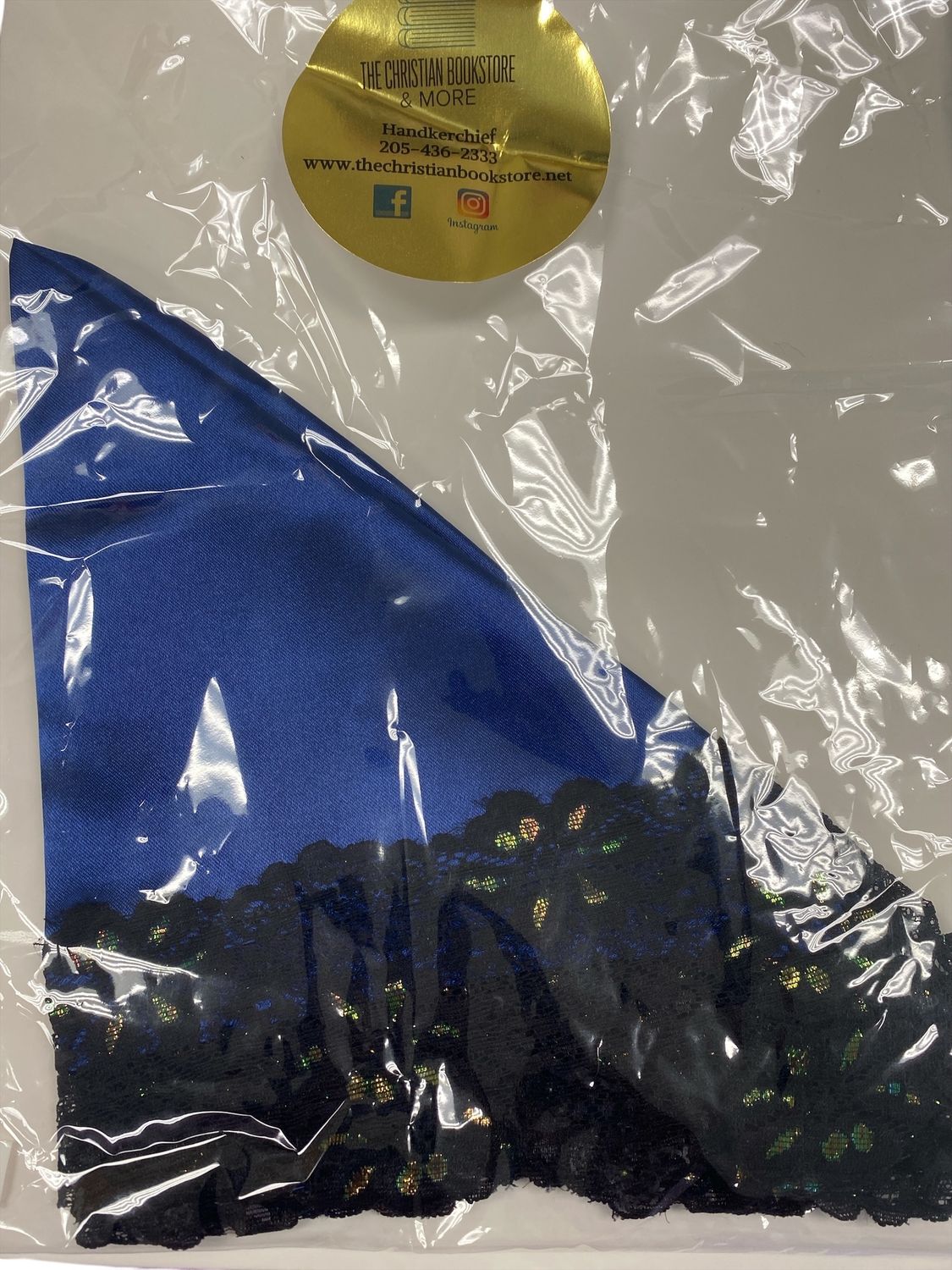 Blue/Black Handkerchief