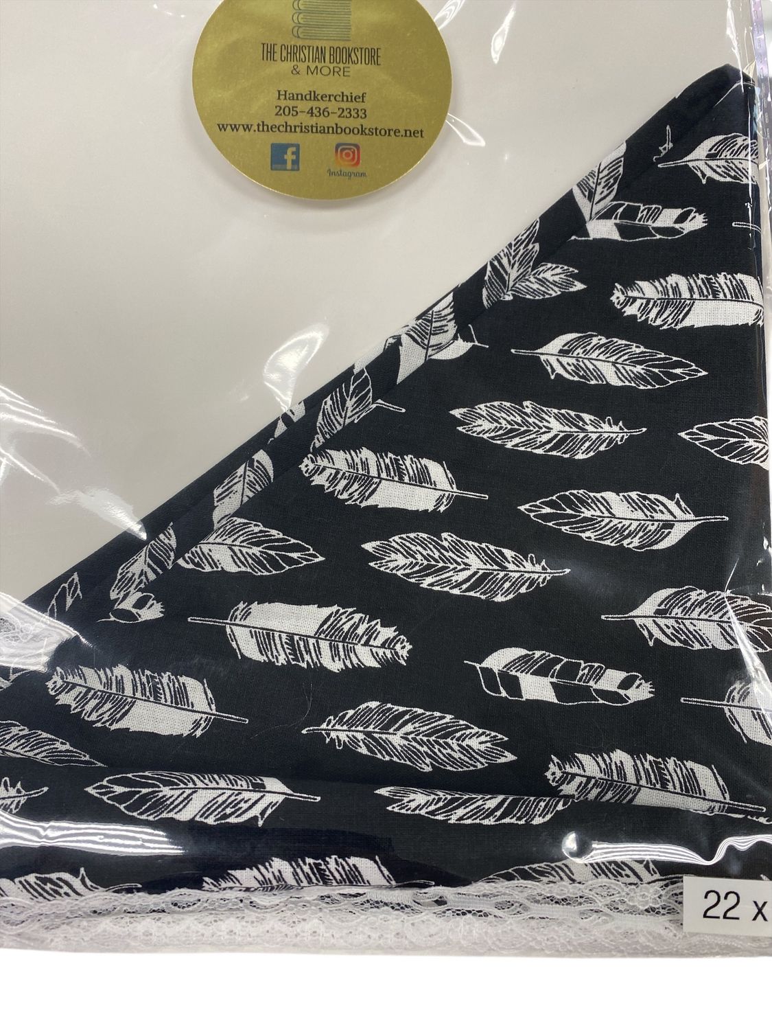 Black/White Handkerchief