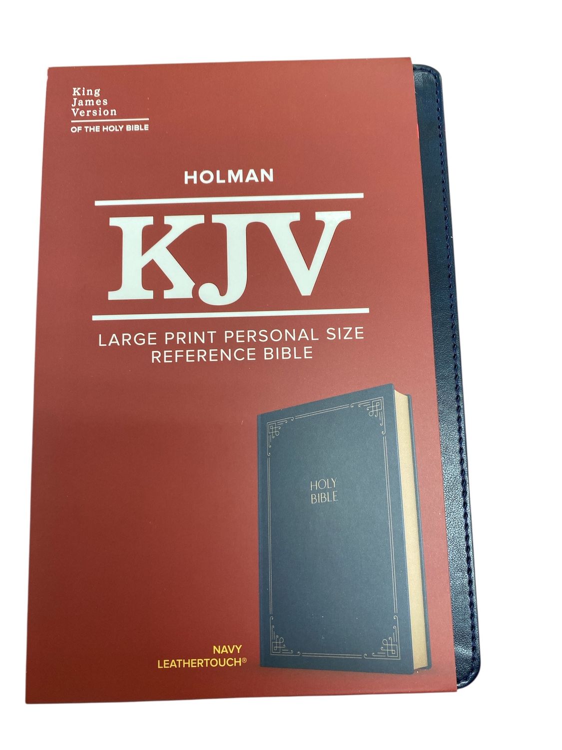 Navy Leathersoft KJV Bible