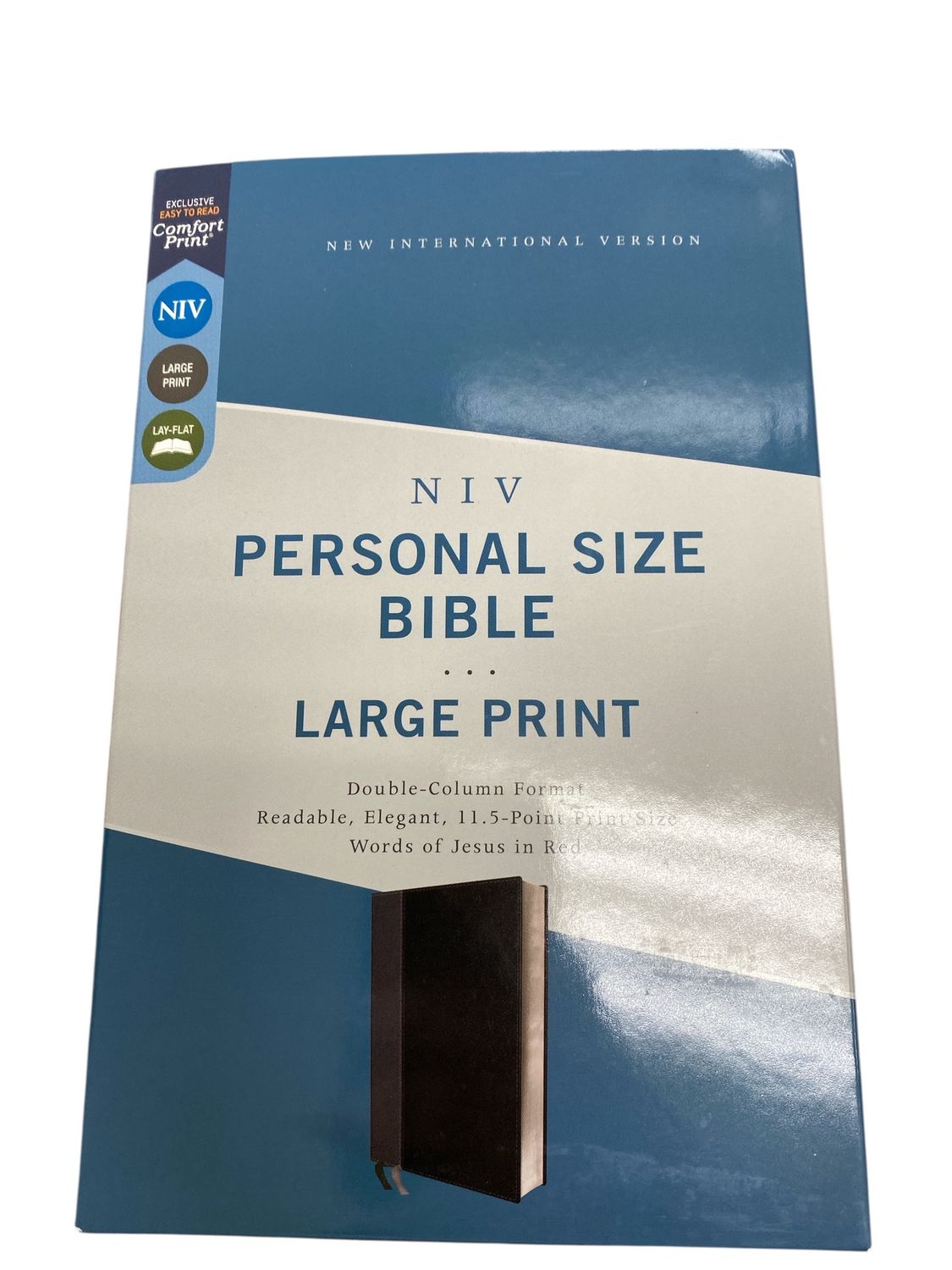 Black Leathersoft Large Print NIV Personal Size Bible