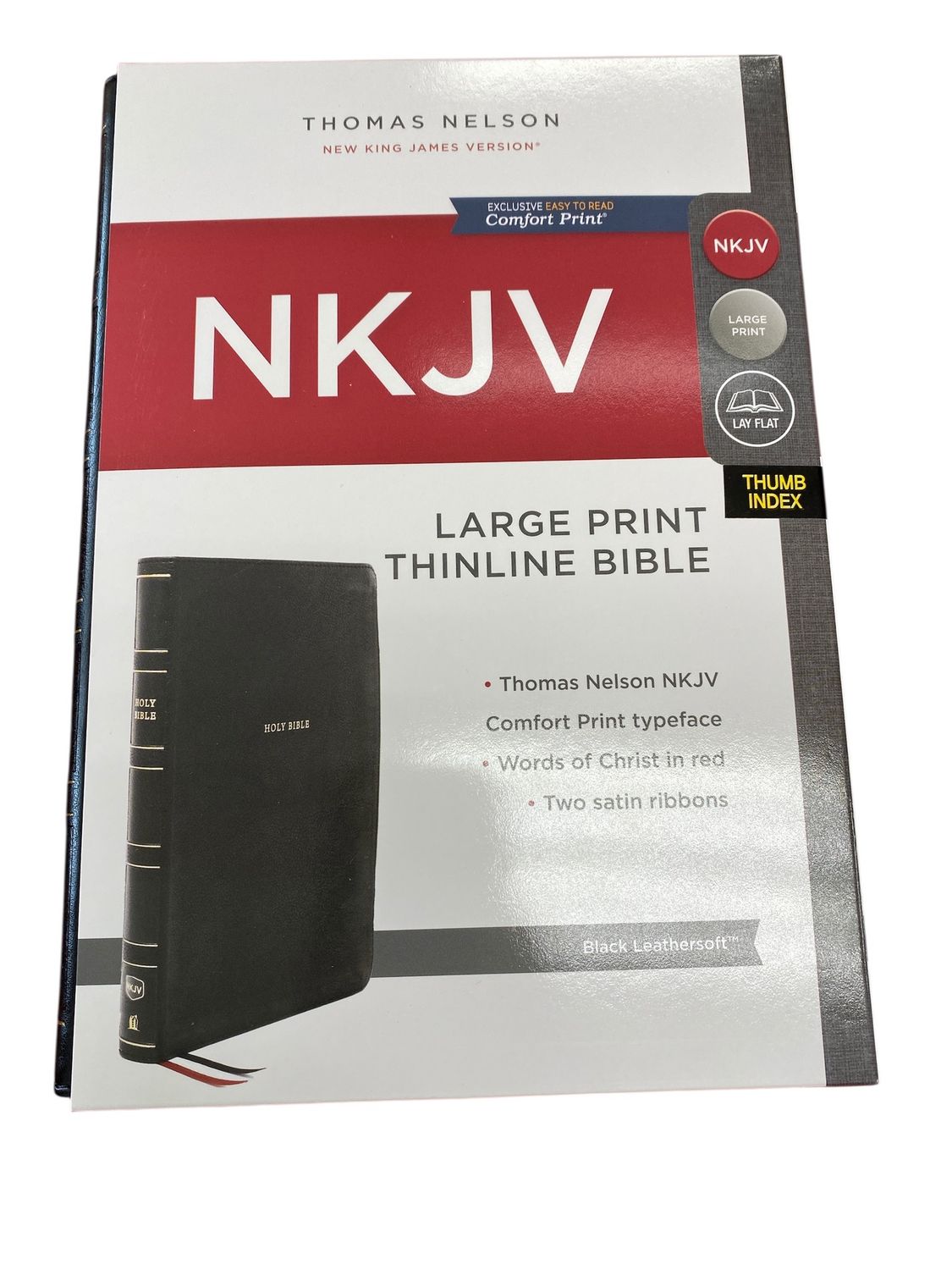 Black Leathersoft NKJV Large Print Bible