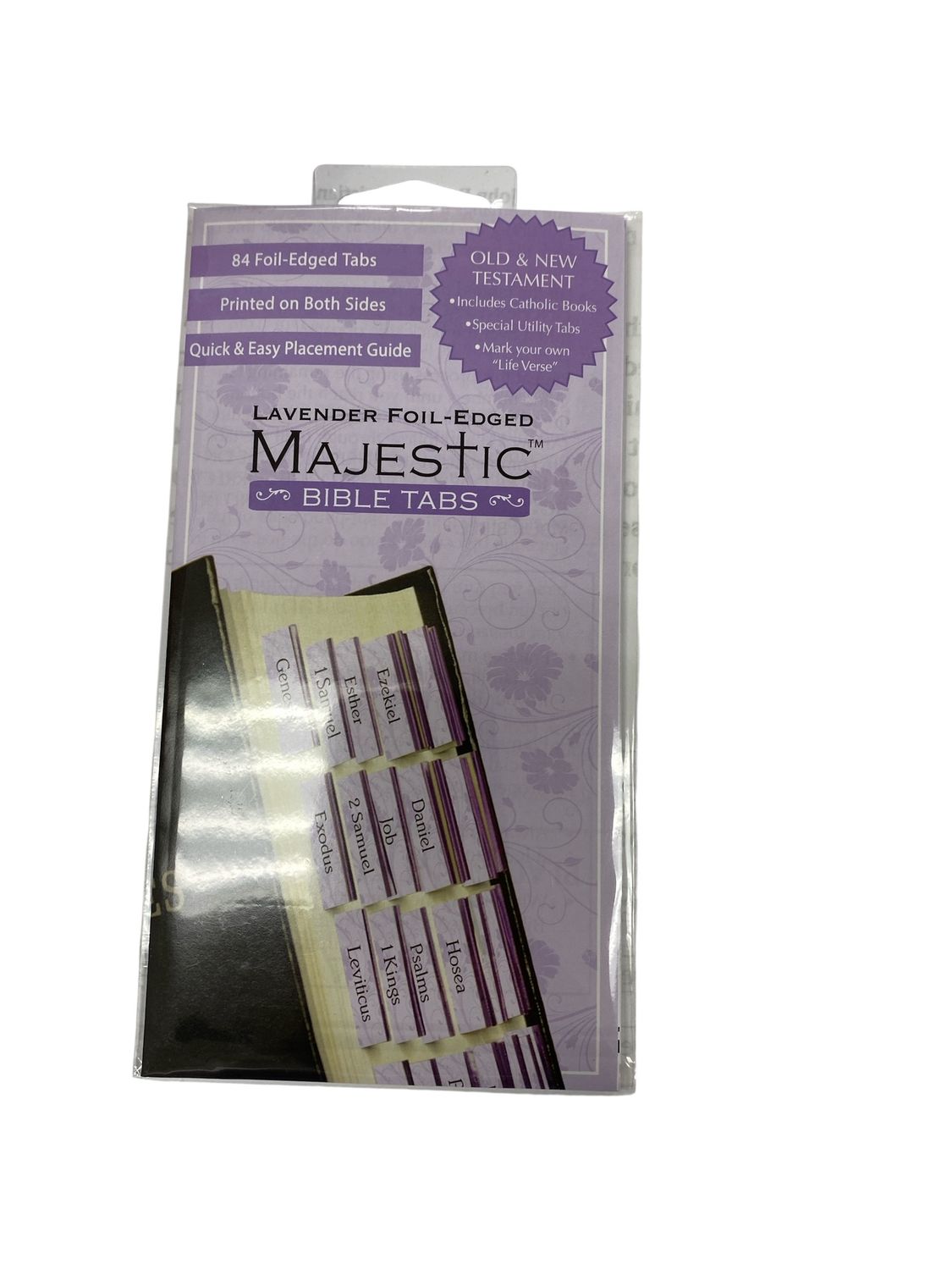 Lavender Foil Edged Majestic Bible Tabs
