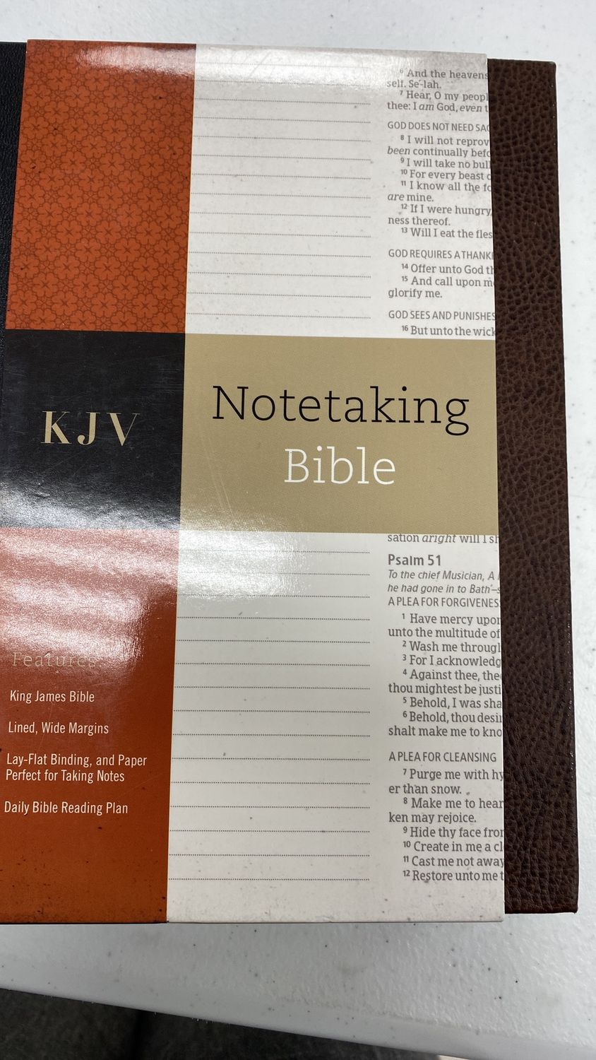 KJV Notetaking Bible