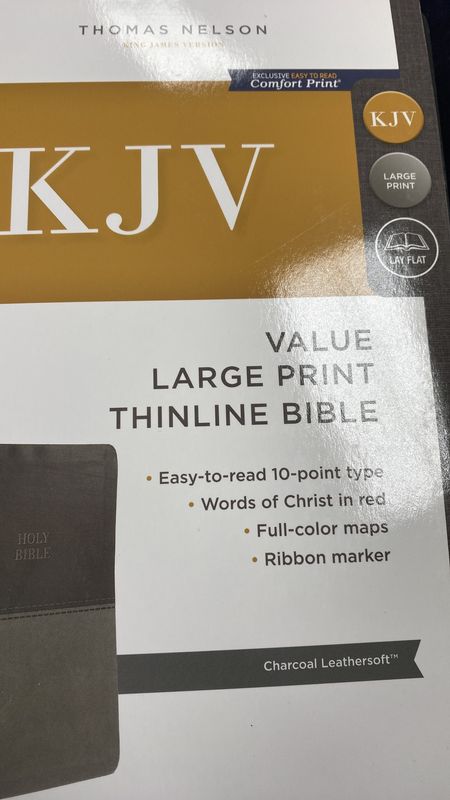 KJV Thinline Large Print