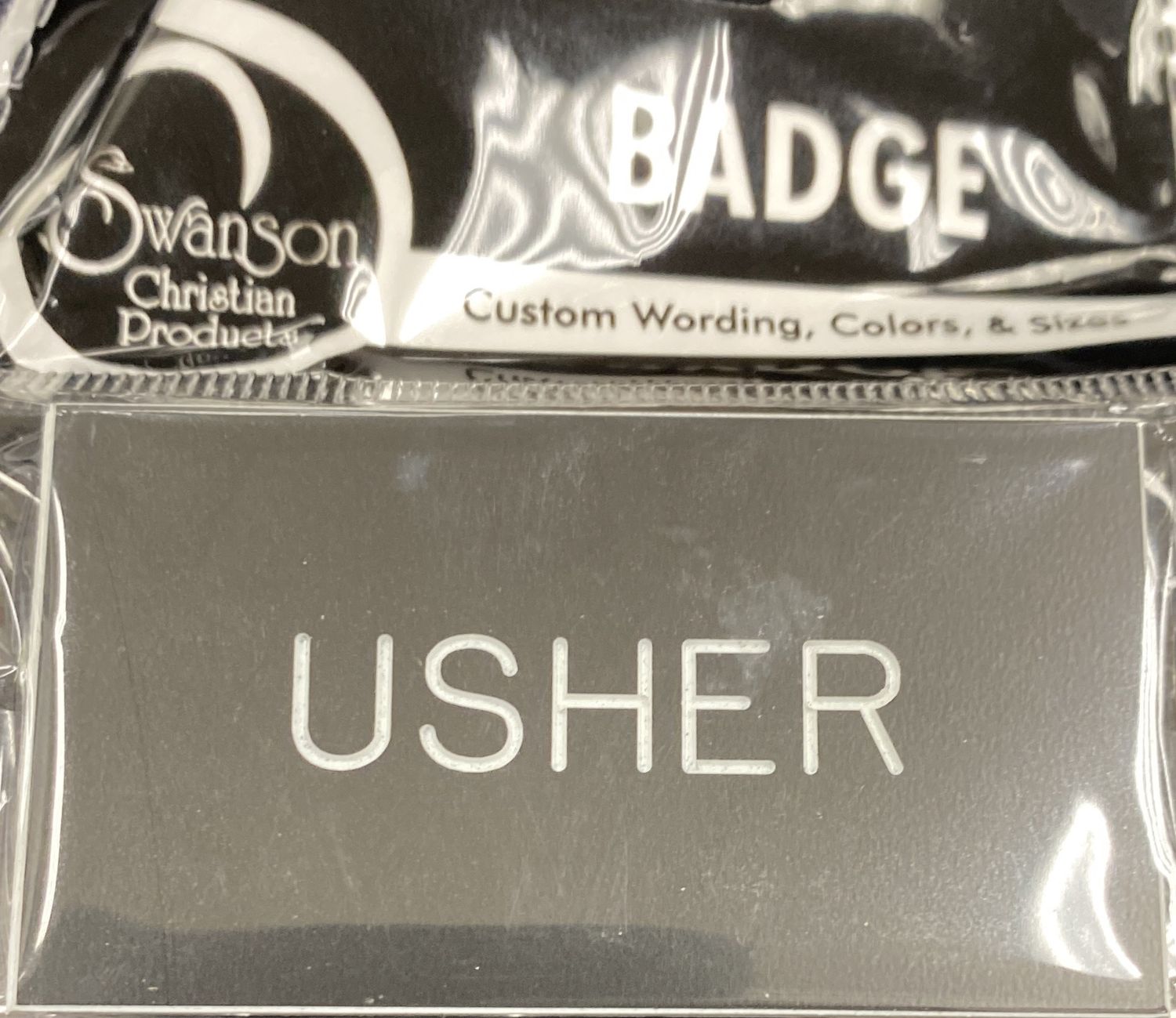 Usher Badge w/Magnet
