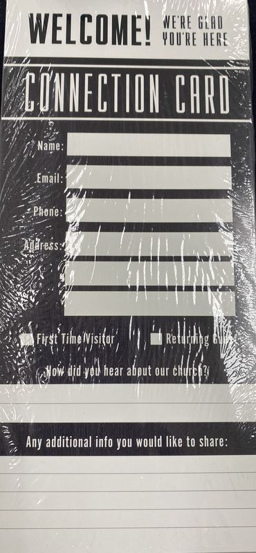 Church Connection Card