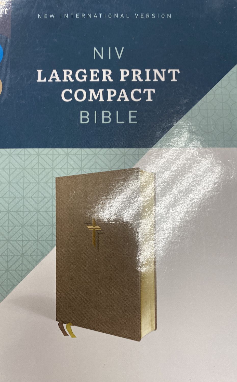 NIV Large Print Compact Bible Brown