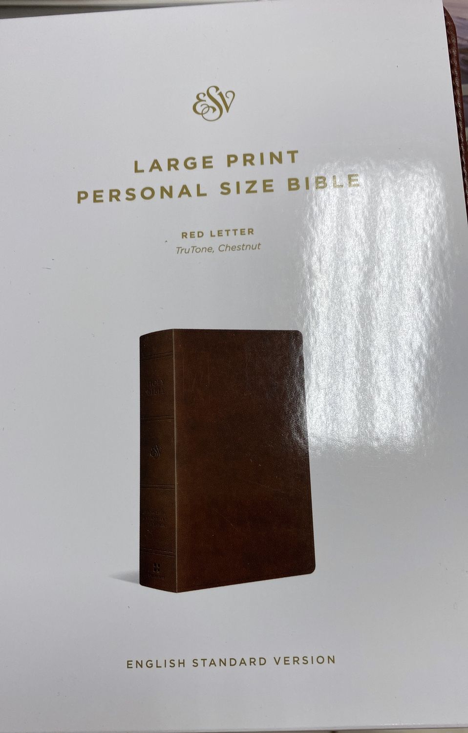 ESV Large Print (Personal Size)TruTone Chestnut