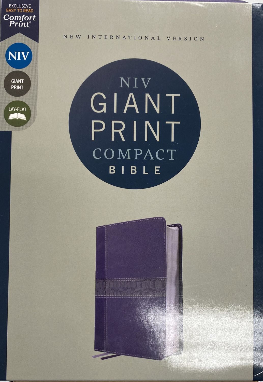 NIV Compact Bible Purple Leather soft