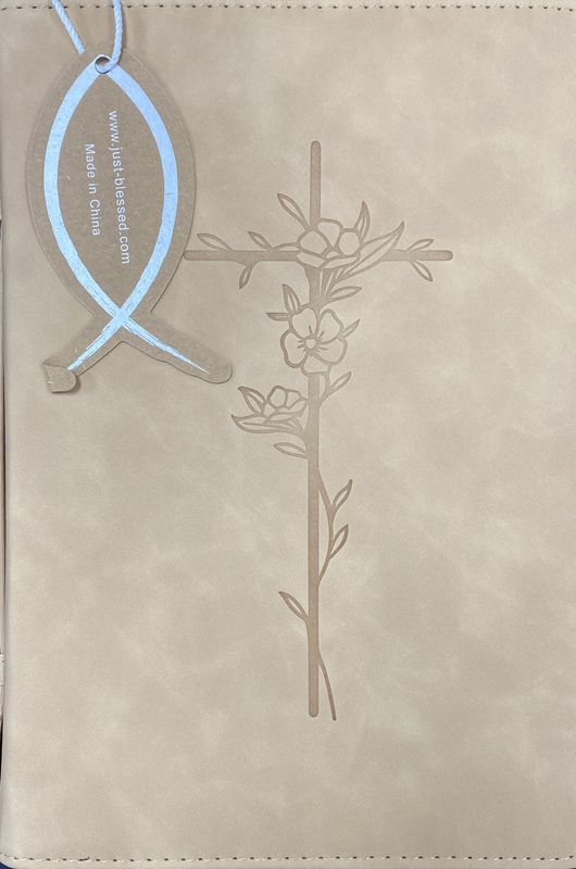 Beige - Just Blessed Bible Case