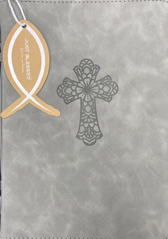 Grey - Just Blessed Bible Case