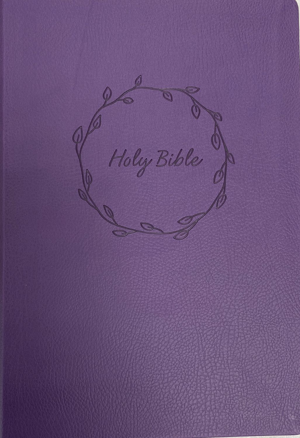 NKJV Thinline - Purple Leathersoft Bible
