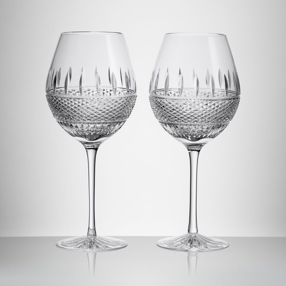 Irish Lace Red Wine 19oz set of 2