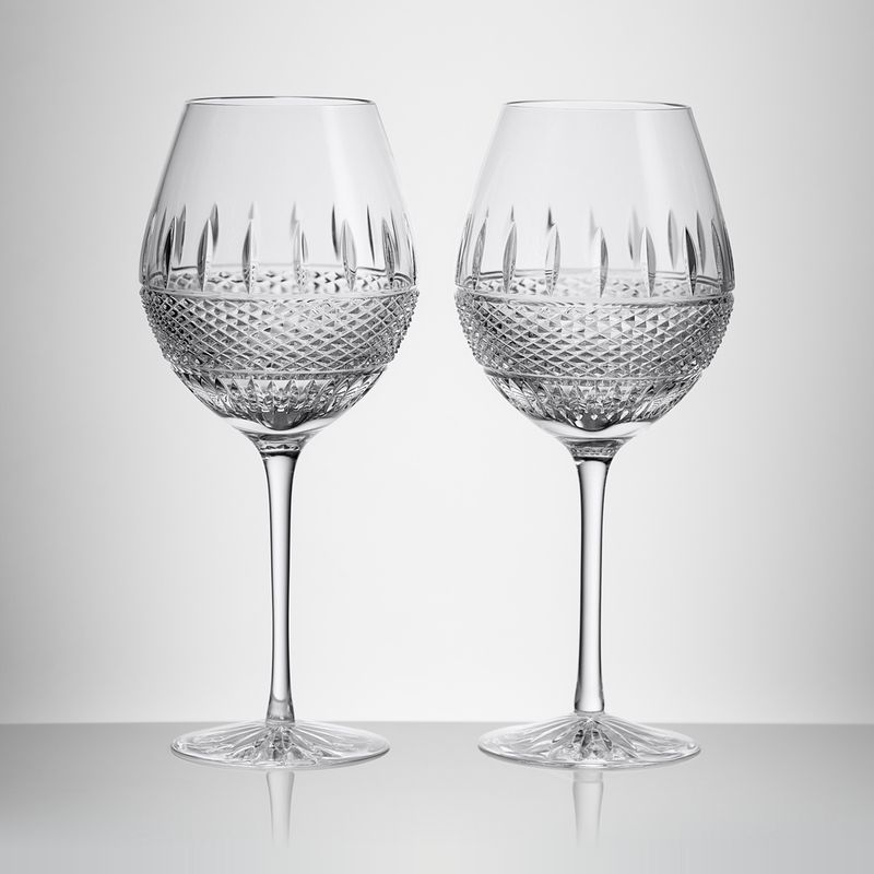Irish Lace Red Wine 19oz set of 2