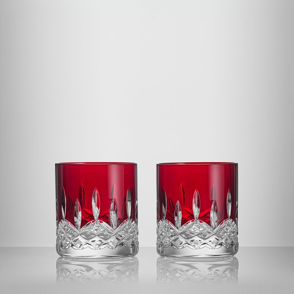 Lismore  Red Tumbler Straight 6oz set of 2