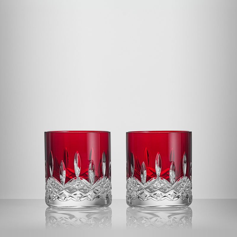 Lismore  Red Tumbler Straight 6oz set of 2