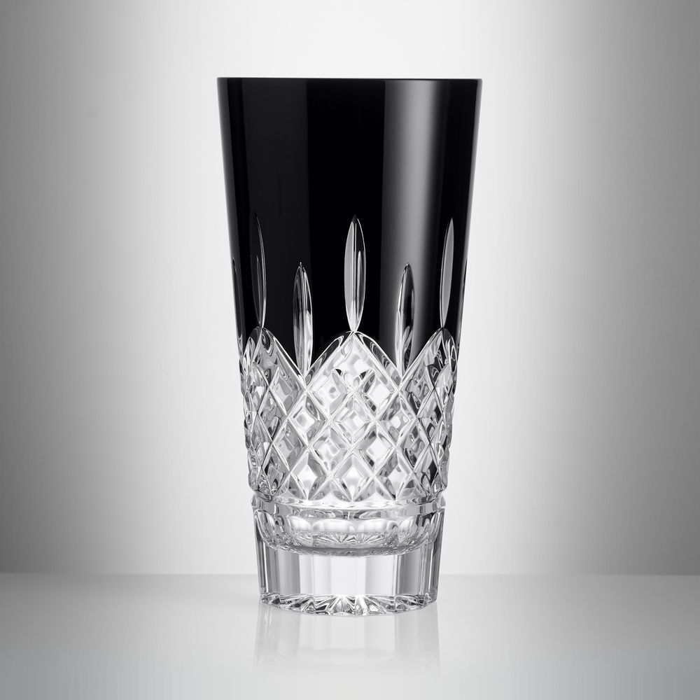 Lismore Black Vase 12&quot;