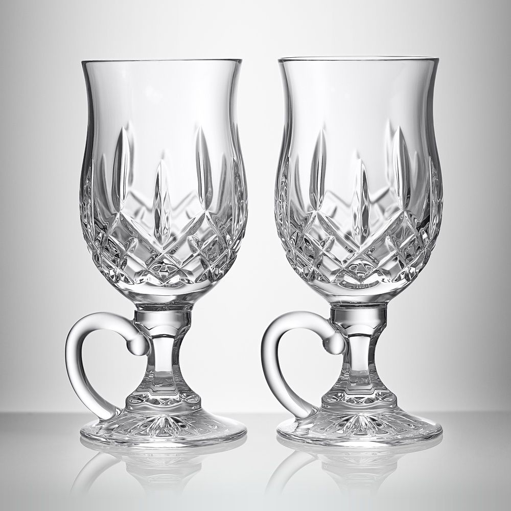Lismore Irish Coffee 8oz set of 2 Sculpted