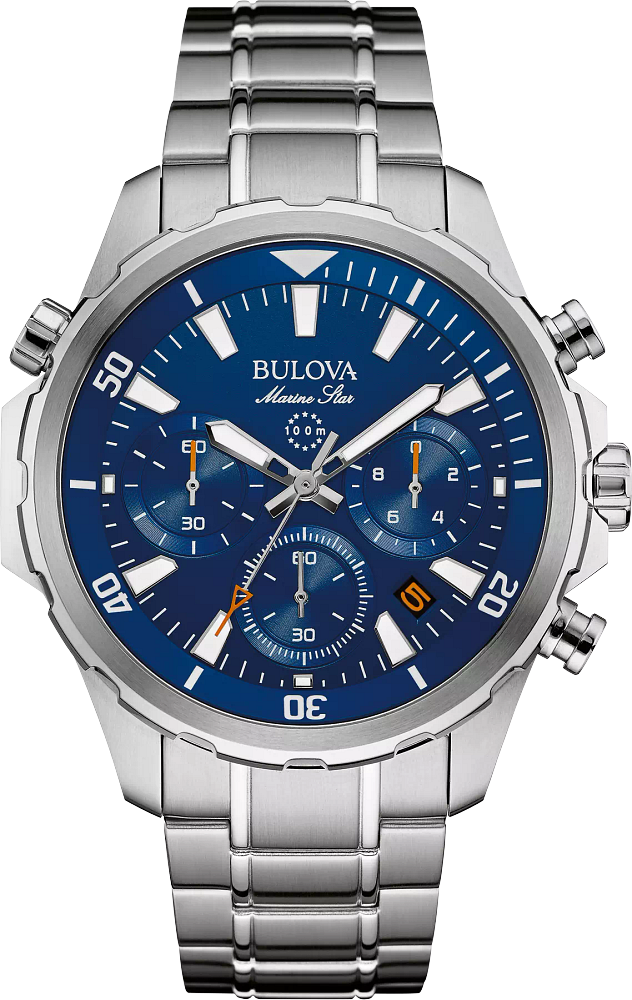 Bulova Marine Star Mens Watch 96B256