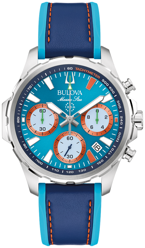 Bulova Marine Star E1Team Miami Mens Watch 96B460