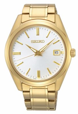 Seiko Essentials Gold Mens Watch SUR314P1