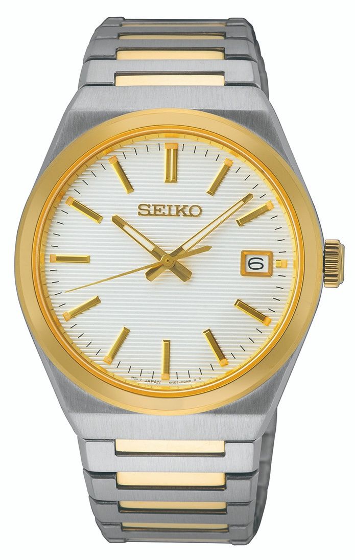 Seiko Essentials Two Tone Mens Watch SUR558P