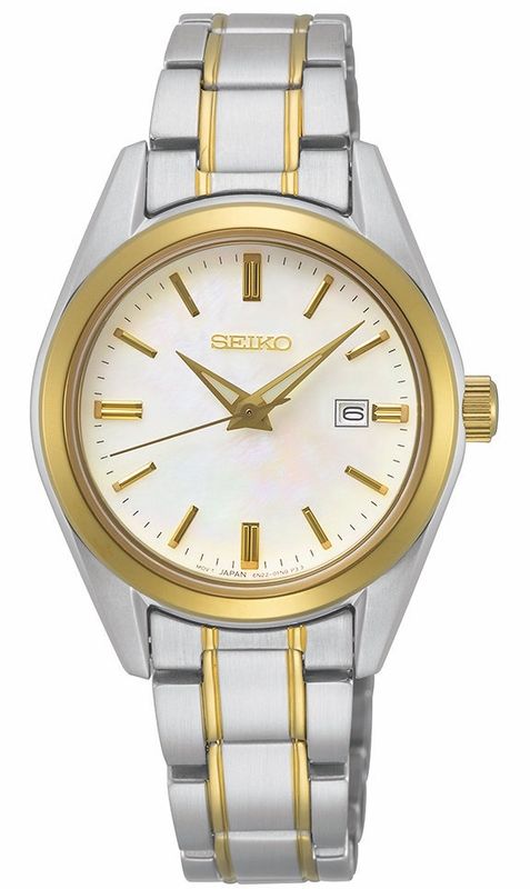 Seiko Essentials Two Tone Ladies Watch SUR636P1