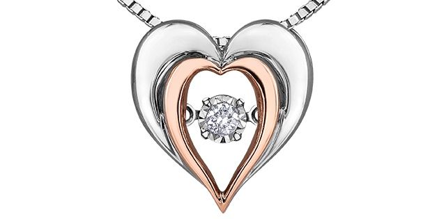 Corona Pulse Diamond Sterling/10KWR Necklace DD7802
