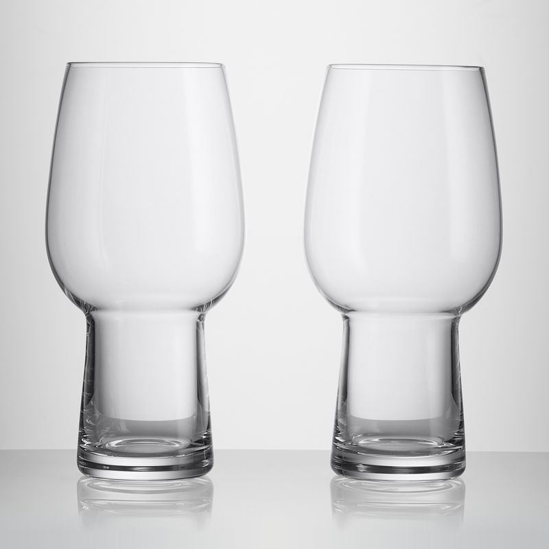 Craft Brew IPA Beer Glasses 16oz set of 2