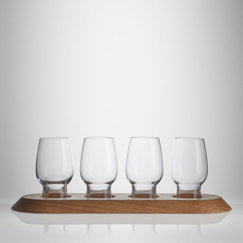 Craft Brew Flight Set Beer Glasses 6.5oz 5 Pieces