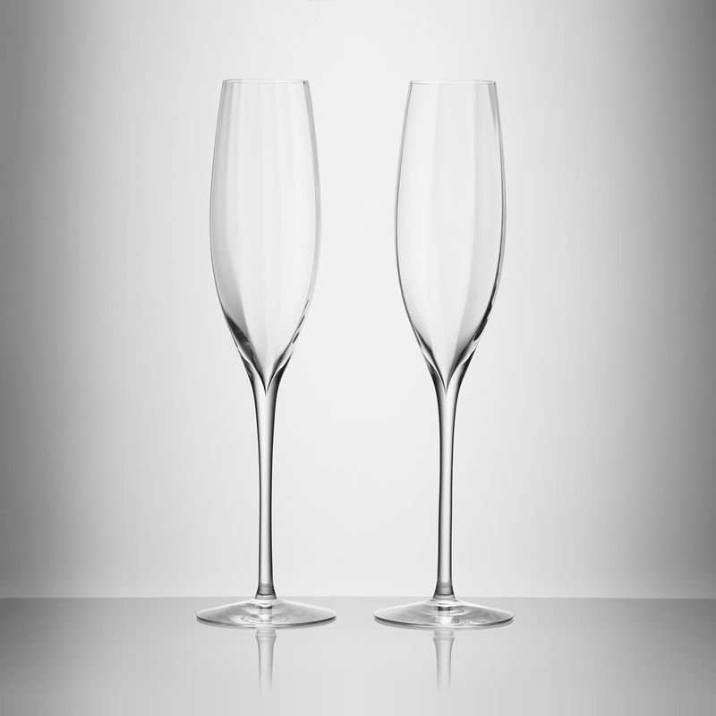 Elegance Optic Champagne 8oz set of 2