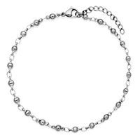 Steelx Anklet Stainless Steel - Silver Beads