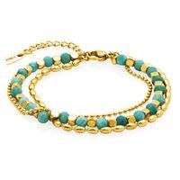 Steelx Bracelet Genuine Amazonite