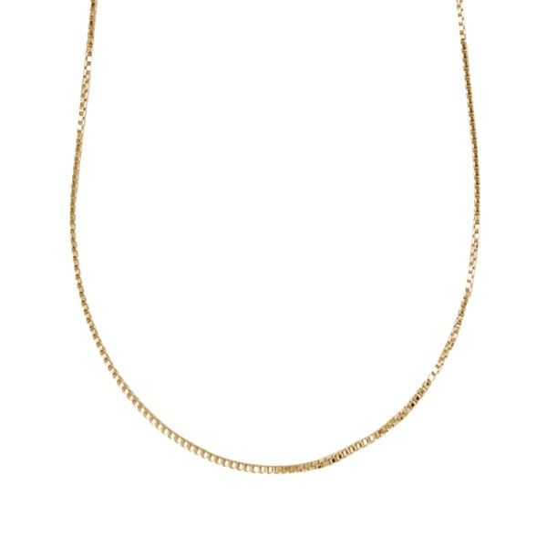 Nuco Box Link Chain Gold Plated 18" 33-2001-018