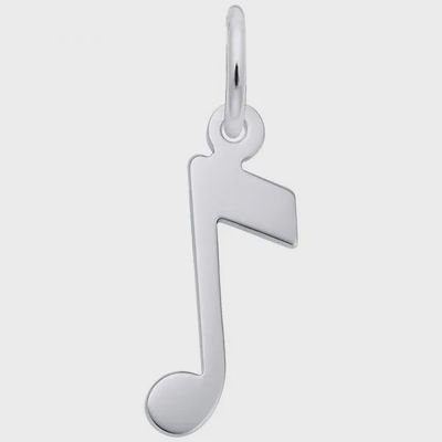 Nuco Charm Sterling - Music Note