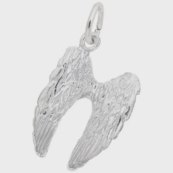 Nuco Charm Sterling - Angel Wings