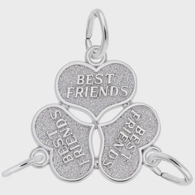 Nuco Charm Sterling - Three Best Friends