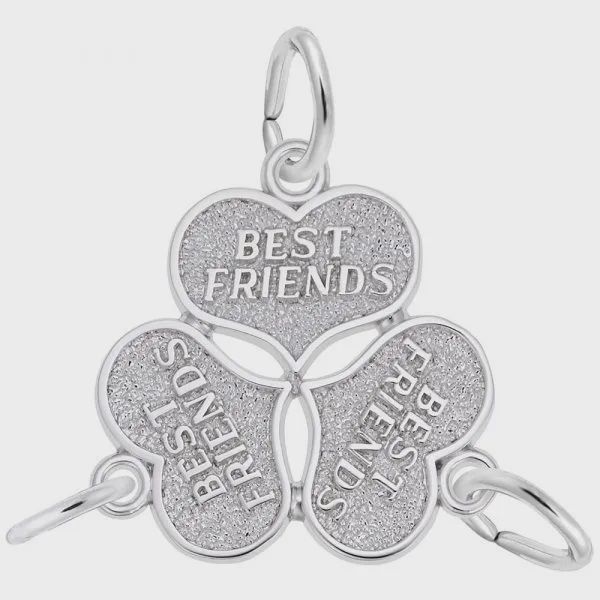 Nuco Charm Sterling - Three Best Friends