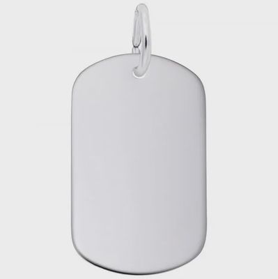 Nuco Charm Sterling - Small Dog Tag