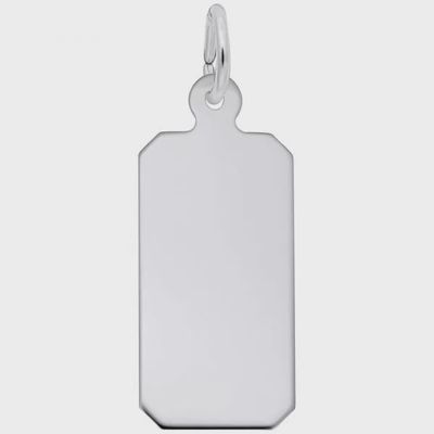 Nuco Charm Sterling - Dog Tag Classic Series