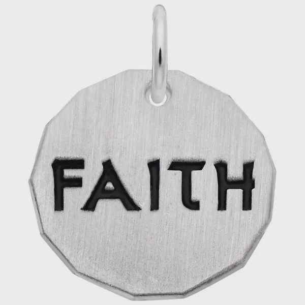 Nuco Charm Sterling - Faith Tag