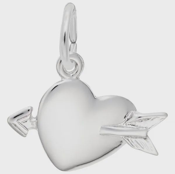 Nuco Charm Sterling - Love Struck Heart