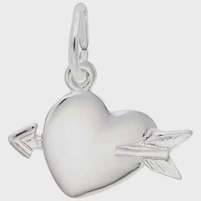 Nuco Charm Sterling - Love Struck Heart