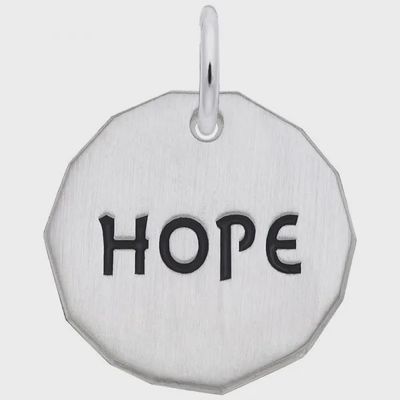Nuco Charm Sterling - Hope Tag