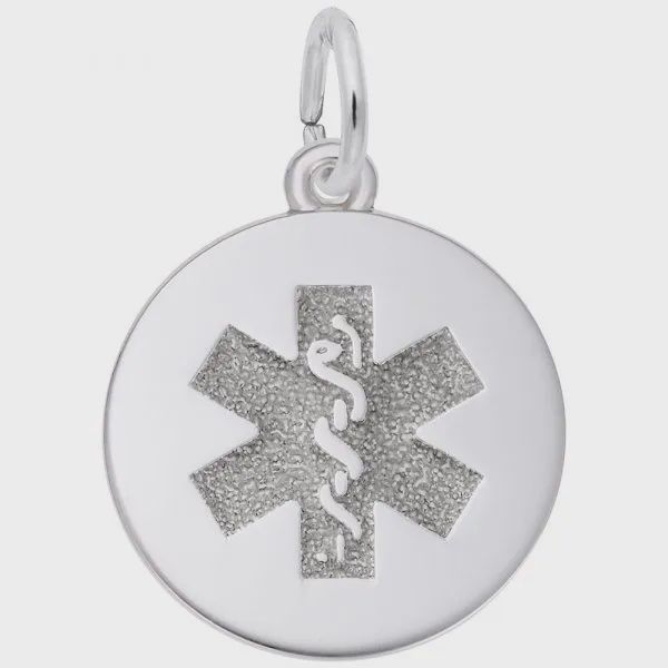 Nuco Charm Sterling - Medical Symbol