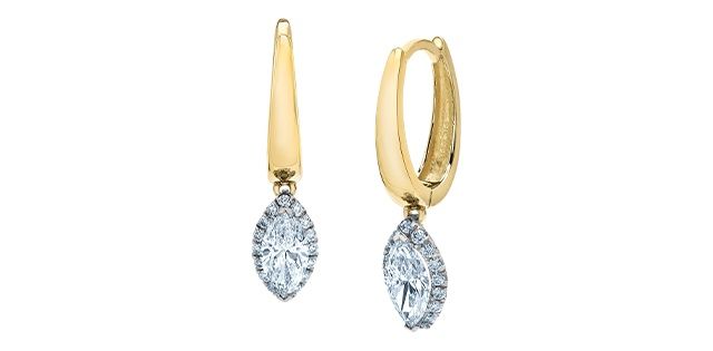 Lab Diamond 14KYW 1.20TW Earrings EE4557 Diamond Evolution