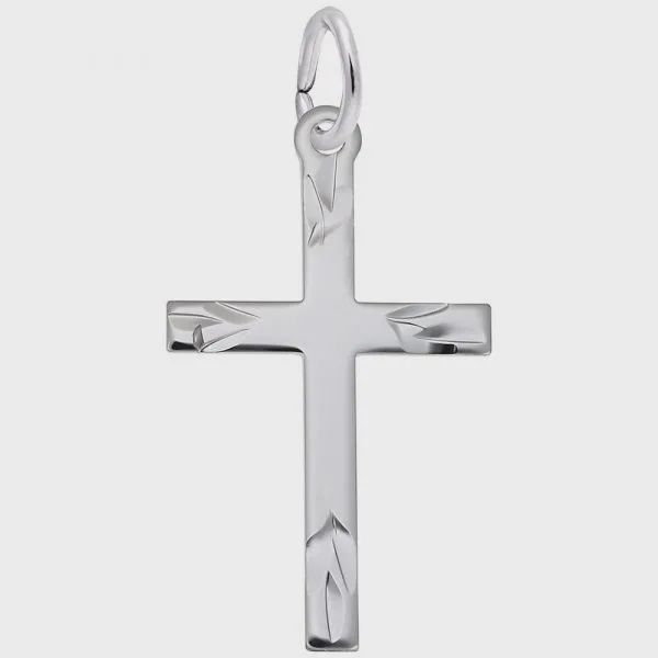 Nuco Charm Sterling - Medium Flared Ends Cross