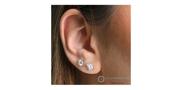 Lab Diamond 14KW 2.00TW Earrings EE4336 Diamond Evolution