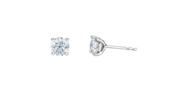 Lab Diamond 14KW 2.00TW Earrings LD100W Diamond Evolution