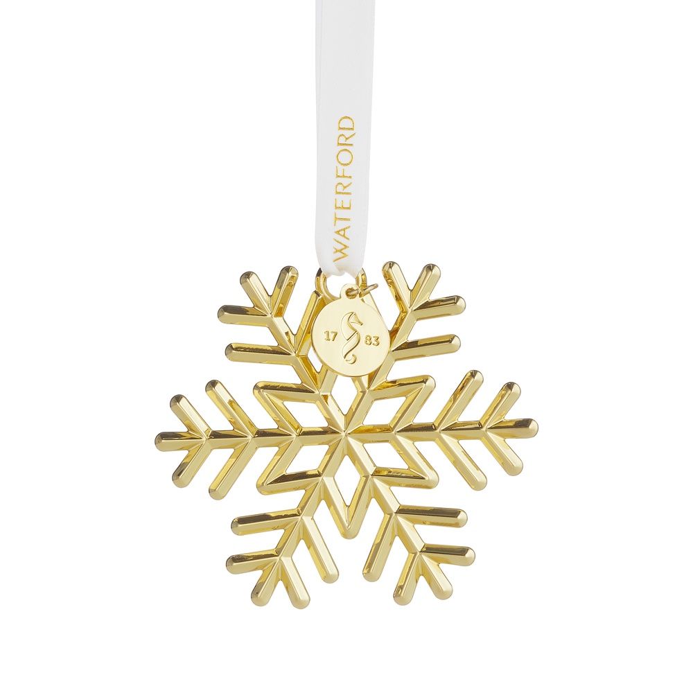 Gold Snowflake Ornament